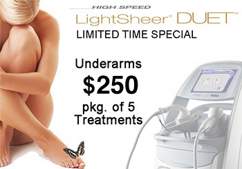 Lightsheer Duet for Laser Hair Removal