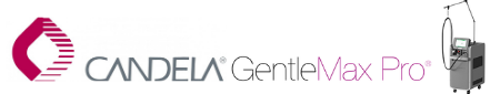 Candela GentleMax PRO laser hair removal machine and logo